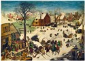 Puzzle 1000 Spis ludności w Betlejem Bruegel, 1566 - 