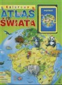 Kolorowy atlas świata Z kartami Bookshop