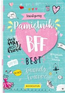 Kreatywny pamiętnik BFF Best friends forever books in polish