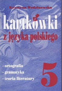 Kartkówki z języka polskiego kl 5 Polish bookstore