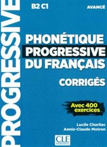 Phonetique progressive du francais Avance B2-C1 Klucz do nauki fonetyki języka francuskiego chicago polish bookstore