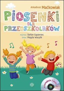 Piosenki dla przedszkolaków Książka + 2 CD polish usa
