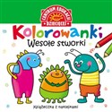 Kolorowanki Wesołe stworki Książeczka z naklejkami - Polish Bookstore USA