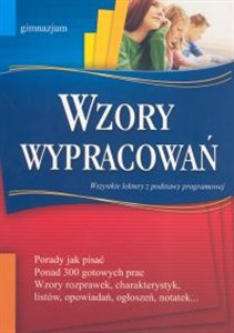 Wzory wypracowań gimnazjum books in polish