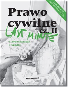 Last Minute Prawo Cywilne część II- 2018 online polish bookstore