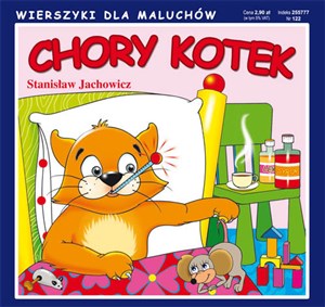 Chory kotek Wierszyki dla Maluchów 122 