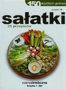 150 szybkich potraw sałatki Część 4 + DVD polish books in canada