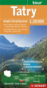 Tatry mapa turystyczna 1:20 000 in polish