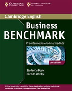 Business Benchmark Pre-intermediate to Intermediate Student's Book polish usa