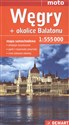 Węgry okolice Balatonu mapa samochodowa  