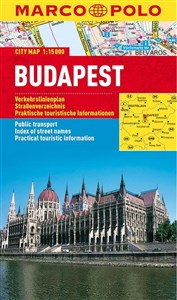 Budapest city map  