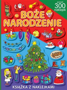 Boże Narodzenie Książka z naklejkami ponad 300 naklejek  