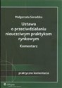 Ustawa o przeciwdziałaniu nieuczciwym praktykom rynkowym komentarz Bookshop