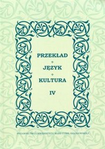 Przekład Język Kultura IV  Polish bookstore