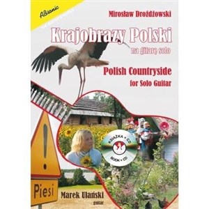 Krajobrazy Polski na gitarę solo + CD Polish Books Canada