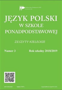Język polski w szkole ponadpodst. nr 3 2018/2019 