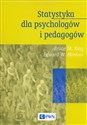 Statystyka dla psychologów i pedagogów pl online bookstore