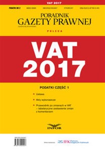 VAT 2017 Podatki Część 1 Podatki 2/2017 chicago polish bookstore