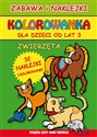 Kolorowanka dla dzieci od lat 3 Zwierzęta 32 naklejki i kolorowanki in polish