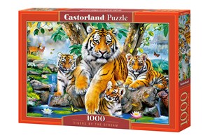 Puzzle 1000 Tigers by the Stream Bookshop