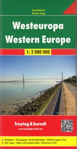 Europa Zachodnia mapa 1:2 000 000 Freytag & Berndt online polish bookstore