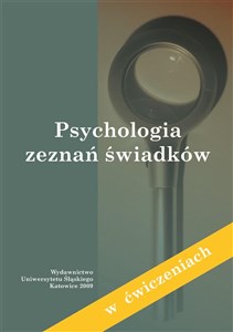 Psychologia zeznań świadków (w ćwiczeniach)  pl online bookstore