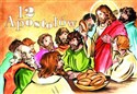 12 apostołów - malowanka dla dzieci  
