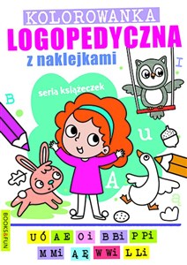 Kolorowanka logopedyczna z naklejkami 1  Polish Books Canada