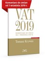 VAT 2019 Komentarz do zmian od 1 września 2019 