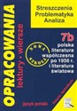 Opracowania 7b Polska literatura współczesna po 1956 r. i Literatura światowa Liceum technikum buy polish books in Usa