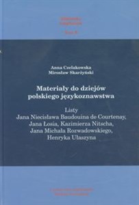 Materiały do dziejów polskiego językoznawstwa Biblioteka LingVariów tom 8 pl online bookstore