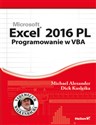 Excel 2016 PL. Programowanie w VBA. Vademecum Walkenbacha - Polish Bookstore USA