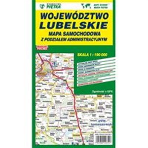 Województwo lubelskie Mapa samochodowa 1:190 000  