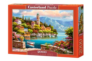 Puzzle Village Clock Tower 2000  - Polish Bookstore USA