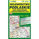 Województwo podlaskie Mapa samochodowa 1:183 000 - 