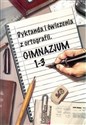 Dyktanda i ćwiczenia z ortografii Gimnazjum 1 -3 buy polish books in Usa