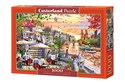 Puzzle 1000 Romantic City Sunset - 
