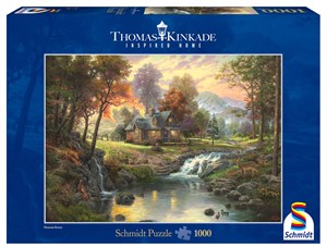 Puzzle Thomas Kinkade Górskie zacisze 1000  Polish Books Canada