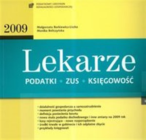 Lekarze podatki ZUS księgowość 2009 buy polish books in Usa