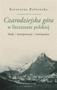 Czarodziejska góra w literaturze polskiej ślady/interpretacje/nawiązania bookstore