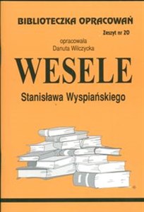 Biblioteczka Opracowań Wesele Stanisława Wyspiańskiego Zeszyt nr 20 chicago polish bookstore