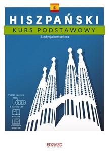 Hiszpański Kurs podstawowy książka + 3 płyty CD + program bookstore