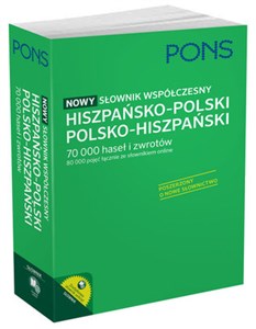 PONS Nowy słownik współczesny hiszpańsko-polski, polsko-hiszpański 70 000 haseł i zwrotów polish books in canada