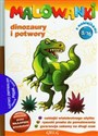 Malowanki 5 Dinozaury i potwory + pisak z naklejkami - Polish Bookstore USA