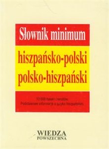 Słownik minimum hiszpańsko-polski polsko-hiszpański bookstore