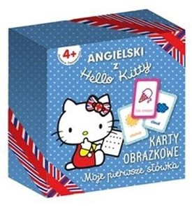 Angielski z Hello Kitty Karty edukacyjne Moje pierwsze słówka Wiek 3+ Akademia przedszkolaka 