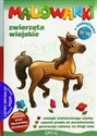 Malowanki 11 Zwierzęta wiejskie + pisak z naklejkami - Polish Bookstore USA