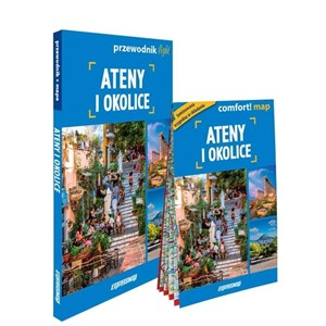 Ateny i okolice light przewodnik + mapa  Polish bookstore