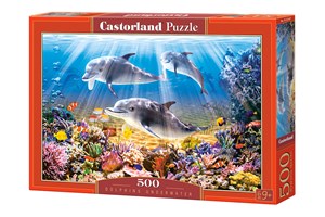 Puzzle 500 Dolphins Underwater 