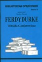 Biblioteczka Opracowań Ferdydurke Witolda Gombrowicza Zeszyt nr 11 - Teodor Farent